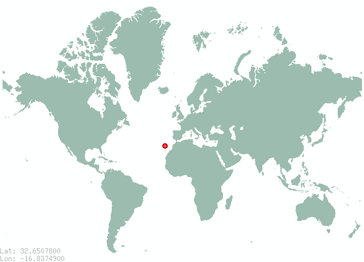 Canico in world map