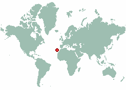 Agua de Pena in world map